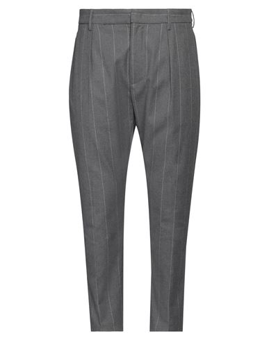 Dondup Man Pants Grey Size 33 Cotton, Elastane In Gray