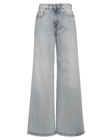 Shop Diesel Woman Jeans Blue Size 30w-32l Cotton, Elastane, Cow Leather