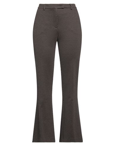 SEVENTY SERGIO TEGON SEVENTY VENEZIA WOMAN PANTS BLACK SIZE 8 POLYESTER, VISCOSE, ELASTANE 