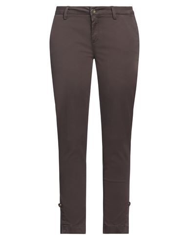 Liu •jo Woman Pants Chocolate Brown Size 32 Cotton, Elastane In Brown