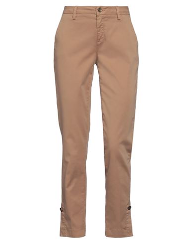 Liu •jo Woman Pants Camel Size 26 Cotton, Elastane In Brown