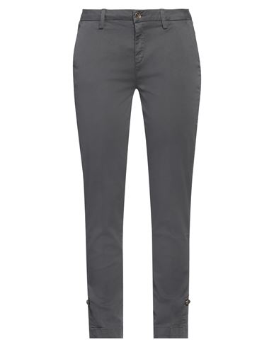 Liu •jo Woman Pants Lead Size 30 Cotton, Elastane In Grey