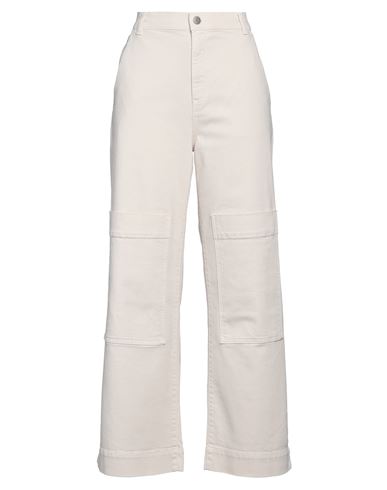 P.a.r.o.s.h P. A.r. O.s. H. Woman Jeans Off White Size S Cotton, Elastane In Off White