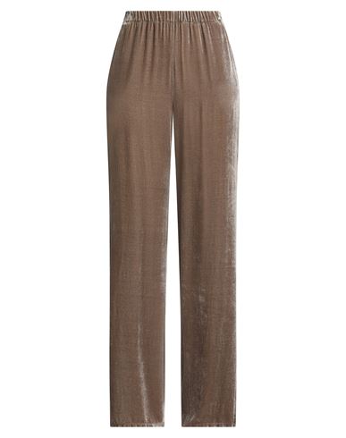 Antonelli Woman Pants Khaki Size 10 Viscose, Silk In Sand