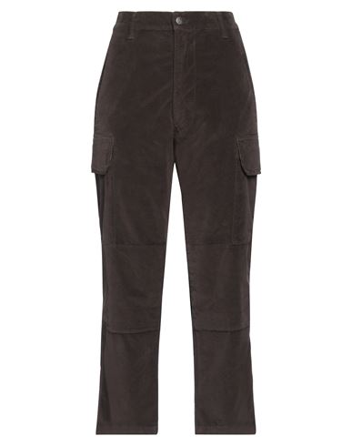 Cigala's Woman Pants Dark Brown Size 27 Cotton, Elastane In Brown