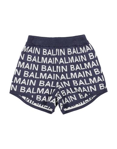 Balmain Babies'  Toddler Girl Shorts & Bermuda Shorts Navy Blue Size 6 Cotton, Viscose