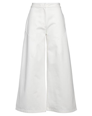 Jil Sander Woman Jeans Black Size 4 Cotton In White