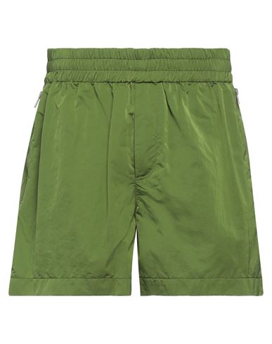 Shop Bottega Veneta Man Shorts & Bermuda Shorts Green Size M Polyamide