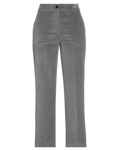 Incotex Woman Pants Grey Size 8 Cotton, Lyocell, Elastane In Gray