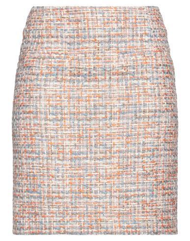 Iris Von Arnim Woman Mini Skirt Beige Size 12 Cotton In Multi