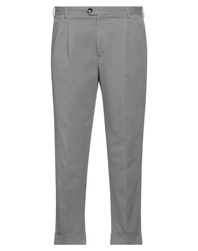 Shop Pt Torino Man Pants Grey Size 36 Cotton, Elastane