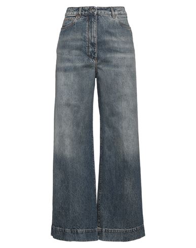Etro Women Jeans With Embroidered Pegasus In Blue