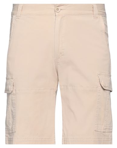 Shop Saint James Man Shorts & Bermuda Shorts Beige Size 32 Cotton, Elastane