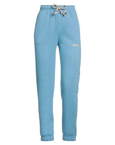 Berna Woman Pants Sky Blue Size Xs Cotton, Polyester