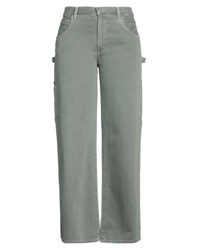 Jeanshose Damen Säuregrün 29 Damen