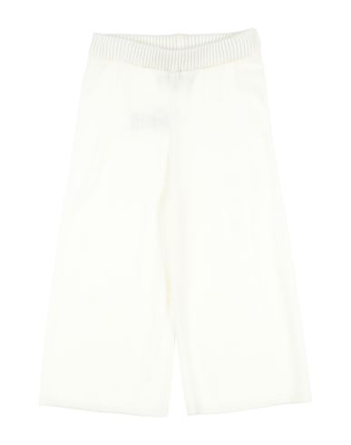 Simonetta Toddler Girl Pants Cream Size 4 Wool In White