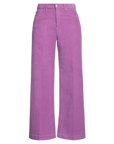 Nine In The Morning Woman Pants Purple Size 30 Cotton, Elastane