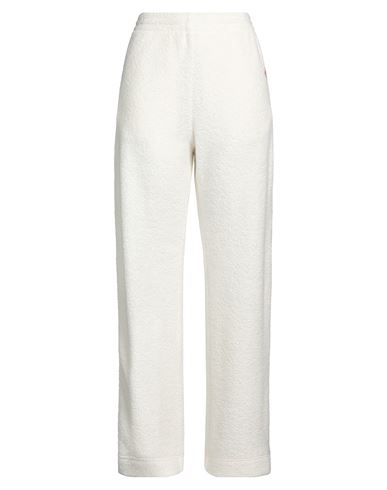 Casablanca Woman Pants Ivory Size L Modal, Wool, Polyamide, Polyester, Cashmere In White