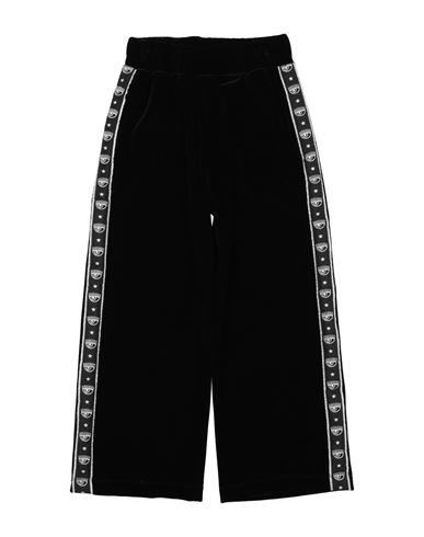 Chiara Ferragni Toddler Girl Pants Black Size 6 Polyester, Elastane In Black