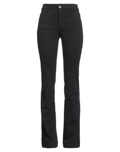 Nenette Woman Pants Black Size 34 Cotton, Elastane In Black