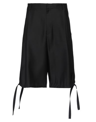 Dior Homme Man Shorts & Bermuda Shorts Black Size 32 Virgin Wool, Silk