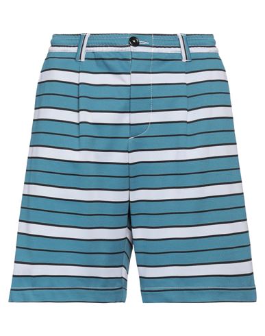 Marni Man Shorts & Bermuda Shorts Pastel Blue Size 32 Polyamide, Elastane