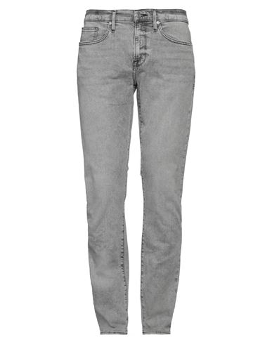 Frame Man Jeans Grey Size 32 Cotton, Lyocell, Elastane In Gray