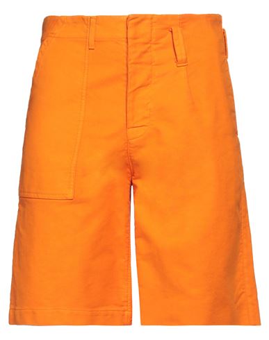 Marni Man Shorts & Bermuda Shorts Mandarin Size 38 Cotton In Orange