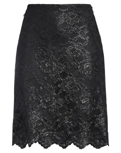 Shop Aspesi Woman Mini Skirt Black Size 8 Viscose, Polyamide, Polyurethane