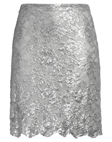 Shop Aspesi Woman Mini Skirt Grey Size 6 Viscose, Polyamide, Polyurethane