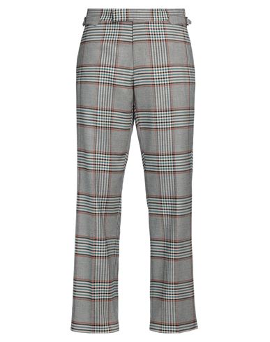 Vivienne Westwood Plaid Check Straight Leg Trousers In Blue