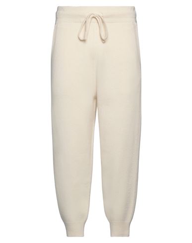 Shop Le 17 Septembre Man Pants Ivory Size 34 Wool, Cashmere In White