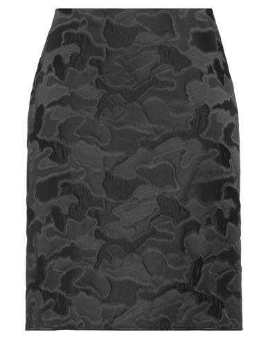 Shop Aspesi Woman Mini Skirt Black Size 8 Polyester, Polyamide, Elastane