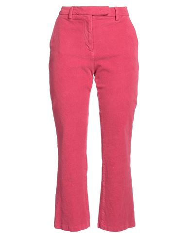 Ago E Filo Woman Pants Magenta Size 8 Cotton, Elastane In Pink
