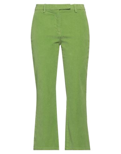 Shop Ago E Filo Woman Pants Acid Green Size 6 Cotton, Elastane