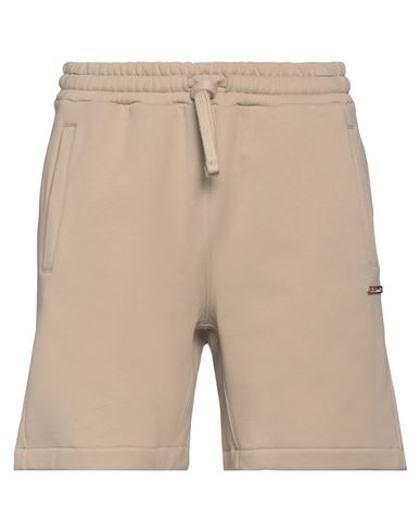 Les Hommes Man Shorts & Bermuda Shorts Sand Size L Cotton In Neutral