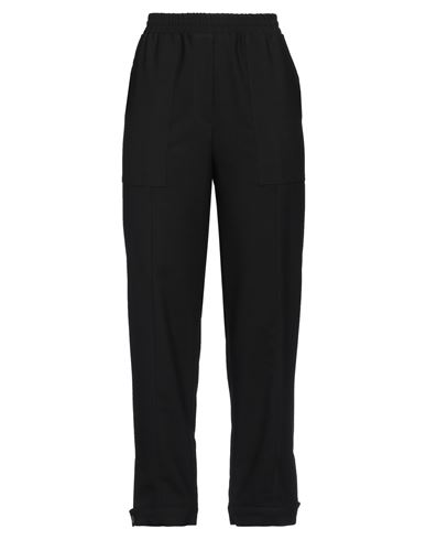 Shop Icona By Kaos Woman Pants Black Size 8 Polyester, Viscose, Elastane