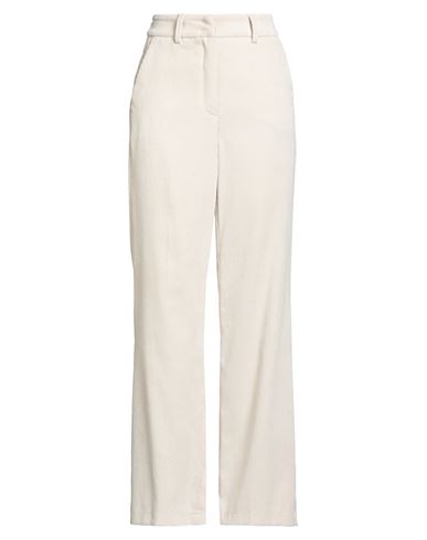 Cambio Woman Pants Cream Size 2 Cotton, Lyocell, Elastane In White