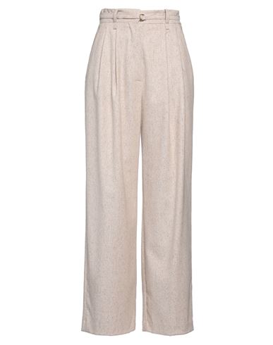 Shop Erika Cavallini Woman Pants Beige Size 8 Wool, Polyester, Acrylic, Silk, Elastane