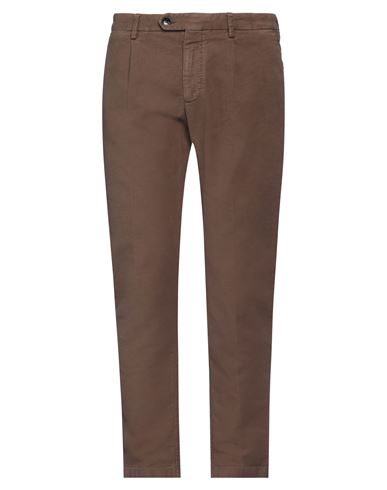 Shop Yan Simmon Man Pants Camel Size 34 Cotton, Lyocell, Elastane In Beige