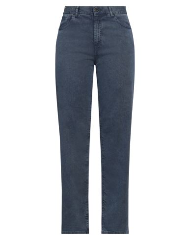 Shop Pt Torino Woman Jeans Navy Blue Size 29 Cotton, Elastomultiester, Elastane
