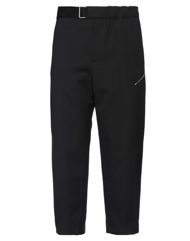 Oamc Man Pants Black Size L Wool In Multi