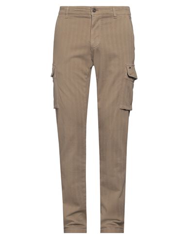 Shop Mason's Man Pants Khaki Size 36 Cotton, Lyocell, Elastane In Beige