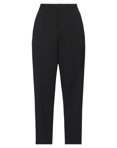 Shop Jjxx By Jack & Jones Woman Pants Black Size 29w-32l Recycled Polyester, Viscose, Elastane