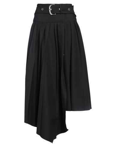 Off-white Woman Midi Skirt Black Size 6 Polyester