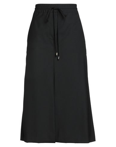 Semicouture Woman Midi Skirt Black Size 10 Polyester, Virgin Wool, Elastane