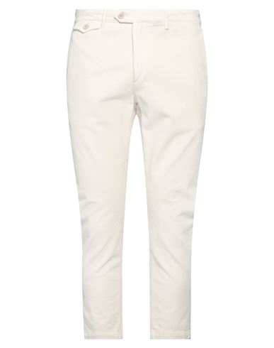 Shop 0/zero Construction Man Pants Off White Size 34 Cotton, Elastane