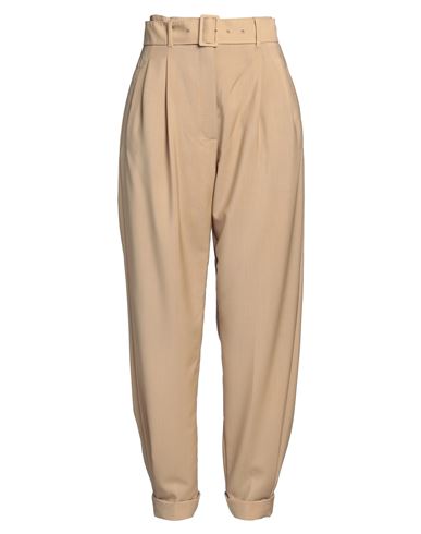 Agnona Woman Pants Khaki Size 4 Wool, Mohair Wool
