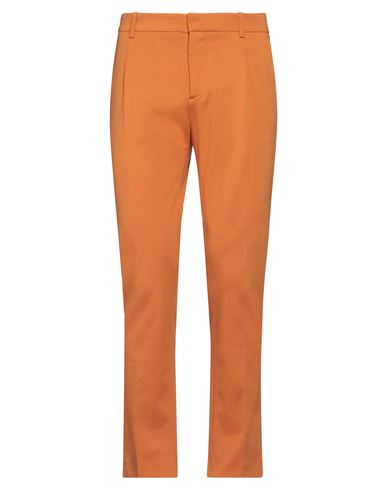 Shop Hōsio Man Pants Orange Size 34 Cotton, Polyamide, Elastane