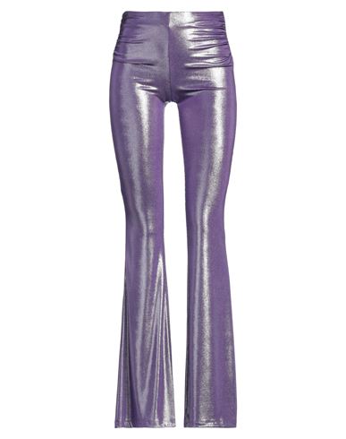 Aniye By Woman Leggings Purple Size 6 Polyester, Elastane